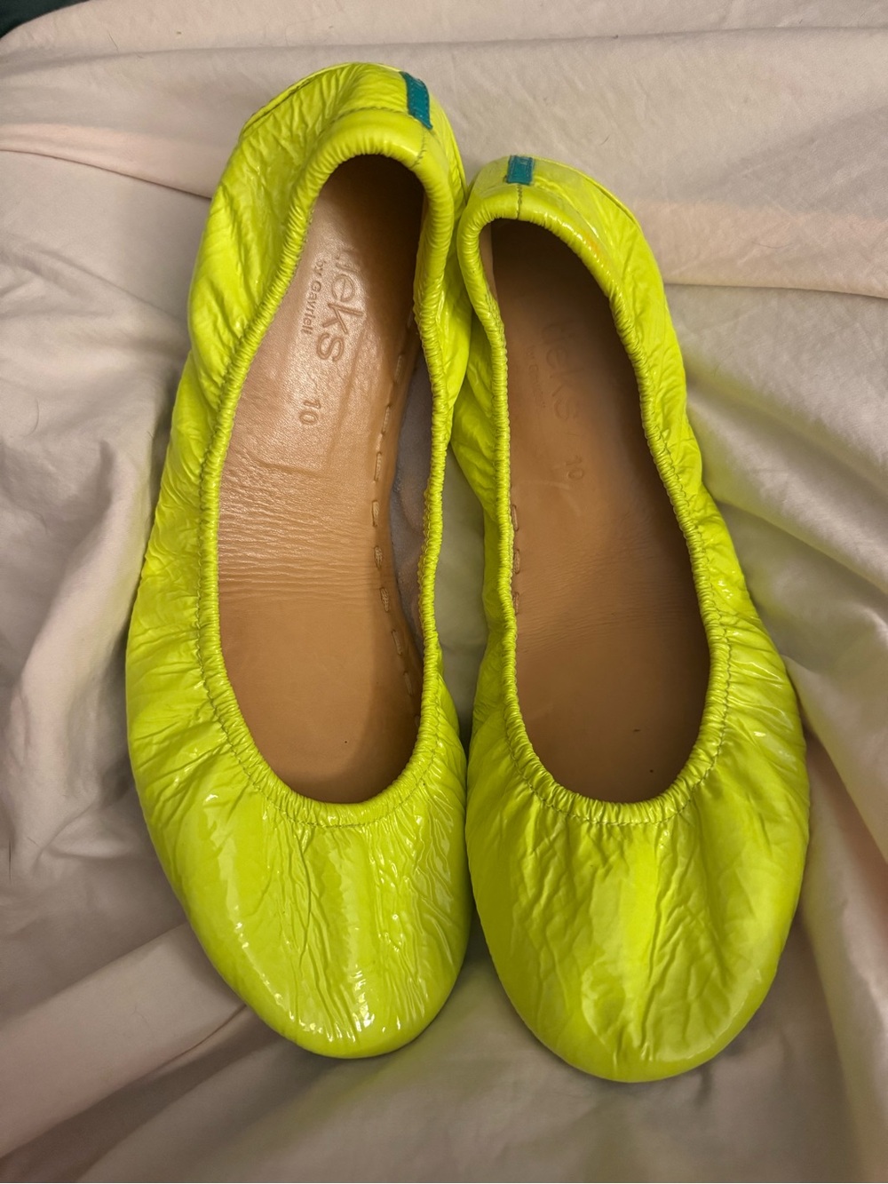 Tieks DISCONTINUED Unmellow yellow Ballet Flats